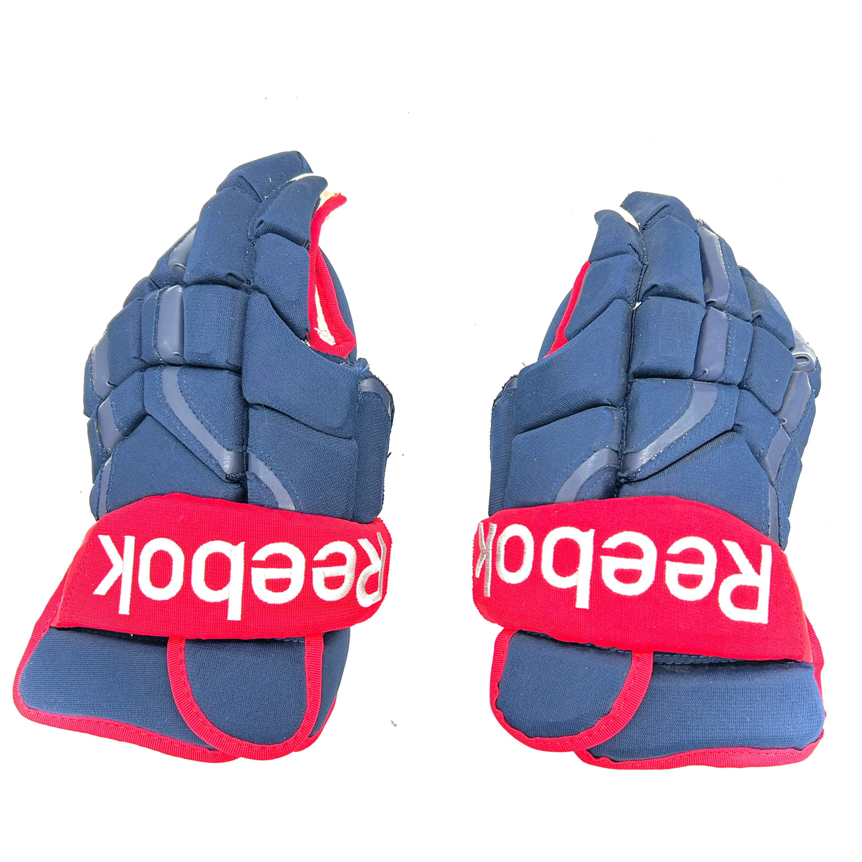 Reebok 10KN - Gants Pro Stock d'occasion (bleu marine/rouge)
